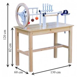 Mesa de Manos de Madera 