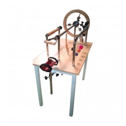 Mesa de manos con pedal para recuperacion de extremidades inferiores pintada 