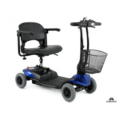 Scooter eléctrico con 4 ruedas Compacta y Desmontable Color Azul Modelo Virgo