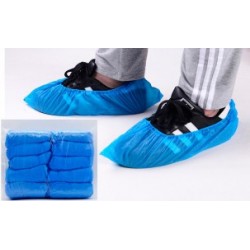 Calzas Cubrezapatos plástico color azul 100 unidades