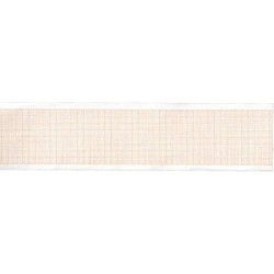 Rollo de papel Térmica ECG – Rejilla Naranja – 50 mm X 20 m
