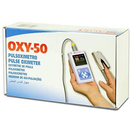 Pulsioxímetro OXY PC-50 con pantalla a color y sonda