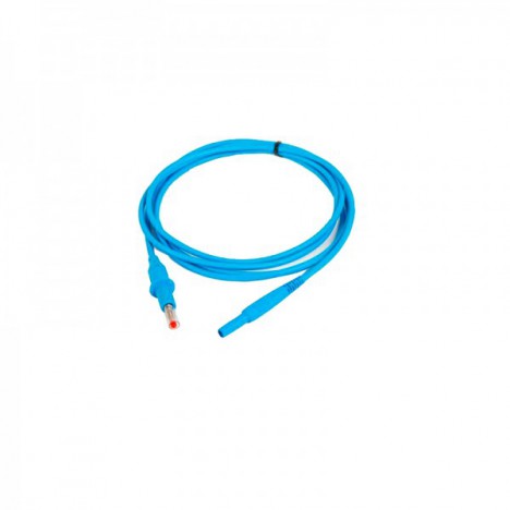 Cable resistivo con conector macho de Ø4mm para electrodos miofasciales compatible con Diacare 5000 y Globus Beauty 6000
