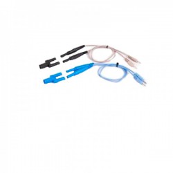 Câble - adaptateur pour connexion entre connecteur 4 mm femelle et 2 mm mâle - Compatible avec Diacare 7000