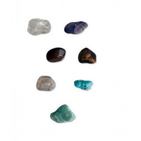 Juego 7 piedras para chakras