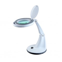 Lampe loupe de table LED Scale avec grossissement 5 fois et tête rotative