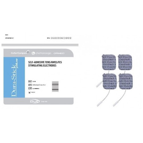 Electrodos 5x5 cm. DURA-STICK PLUS (4unds.)