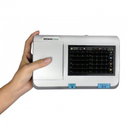 Électrocardiographe haut de gamme à trois canaux avec écran tactile couleur de 5 pouces