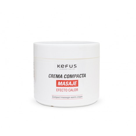 Crema para Masaje Compacta Efecto Calor Kefus 500 ml.