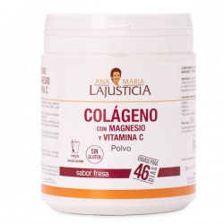 Colágeno+ Magnesio +VitC polvo fresa 350 gr
