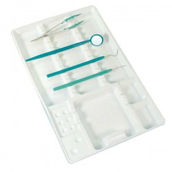 Bandeja de plástico desechable Light-Tray caja de 400 unidades