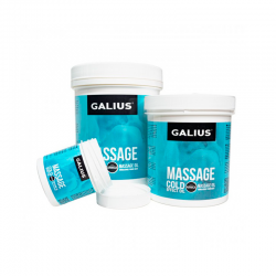 Aceite de masaje Solido efecto frio Galius