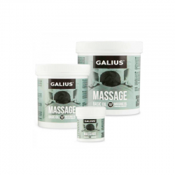 Huile de massage de base Galius: pour tous types de massages avec un léger arôme de romarin