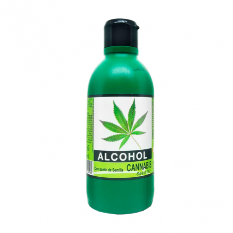 Alcohol de Cannabis 250 ml: Propiedades antiinflamatorias y relajantes