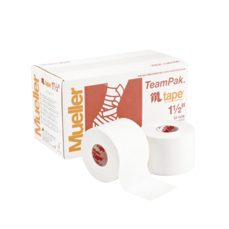 Caja Cinta deportiva Tape Mtape 13,7m x 3,8cm blanco - 32 unidades