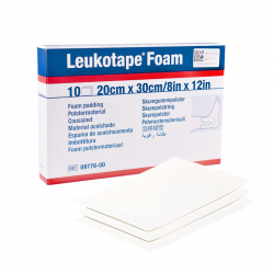 Cajade Leukotape Foam: Lámina de goma-espuma recortable - 10 láminas