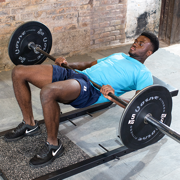 Thruster Ejercicios De Crossfit Con Barra Hip Thruster O'Live