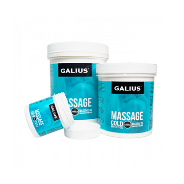 Aceite de masaje Solido efecto frío Galius