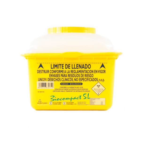 Contenedor desecho 5 Litros
