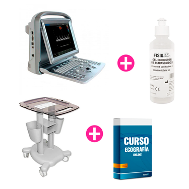 ENVÍO GRATIS Pack Ecógrafo Chison Eco6 + Carro + Gel conductor + Curso de ecografía
